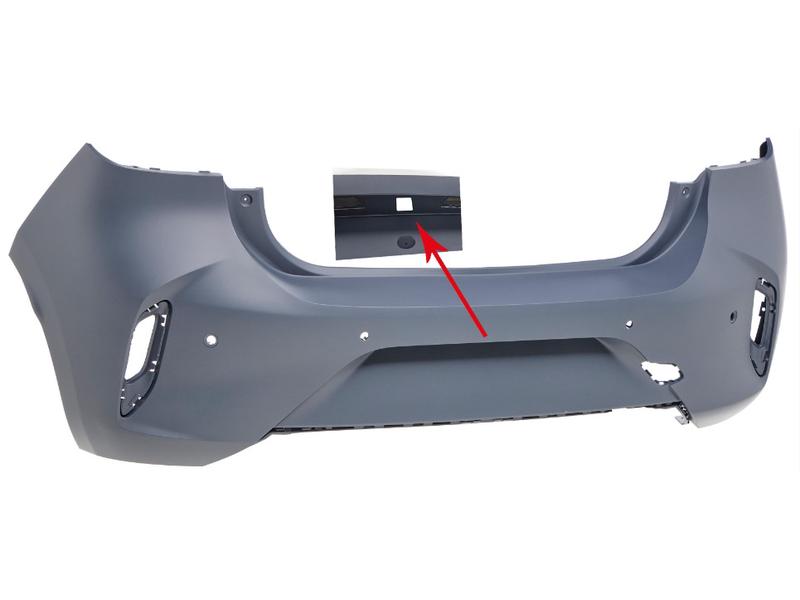 TAMPON ARKA ASTARLI 4 SENSÖRLÜ KAMERA DELİKLİ - OPEL CORSA F yedek parça