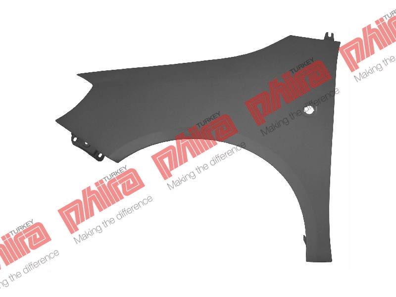 ÇAMURLUK ÖN SOL SİNYAL DELİKLİ SAC - SKODA FABIA yedek parça