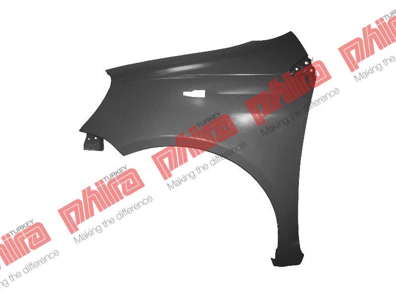 ÇAMURLUK ÖN SOL SİNYAL DELİKLİ SAC - TOYOTA YARIS yedek parça