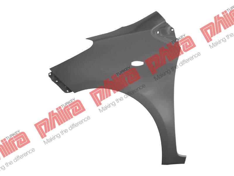 ÇAMURLUK ÖN SOL SİNYAL DELİKLİ SAC - TOYOTA YARIS yedek parça