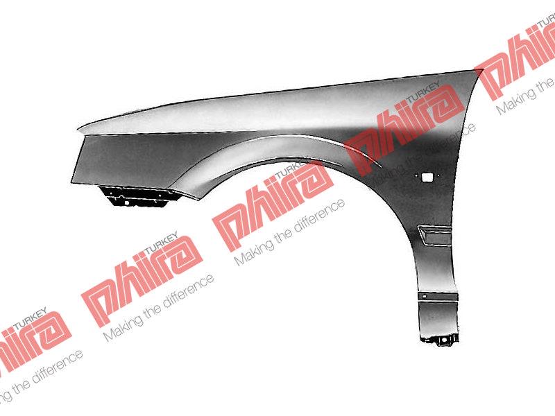 ÇAMURLUK ÖN SOL SİNYAL DELİKLİ SAC - RENAULT R19 yedek parça