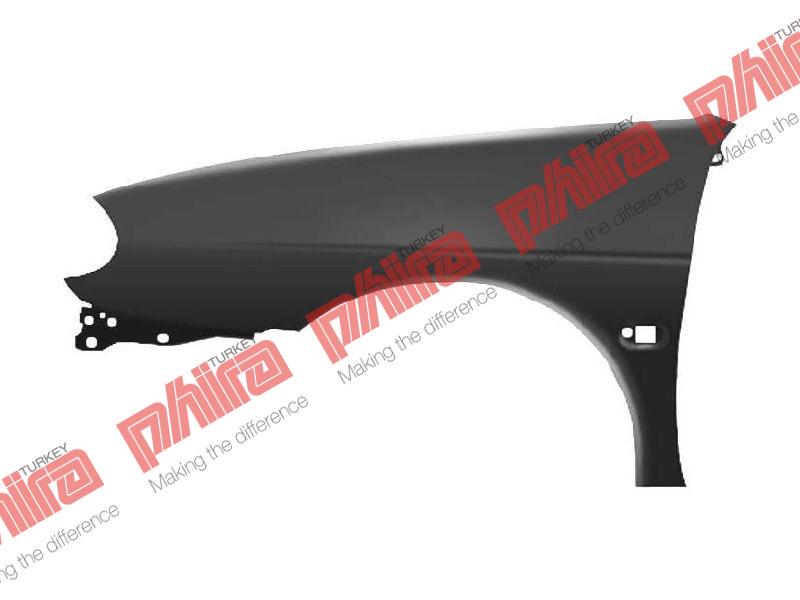 ÇAMURLUK ÖN SOL SİNYAL DELİKLİ SAC - RENAULT MEGANE yedek parça