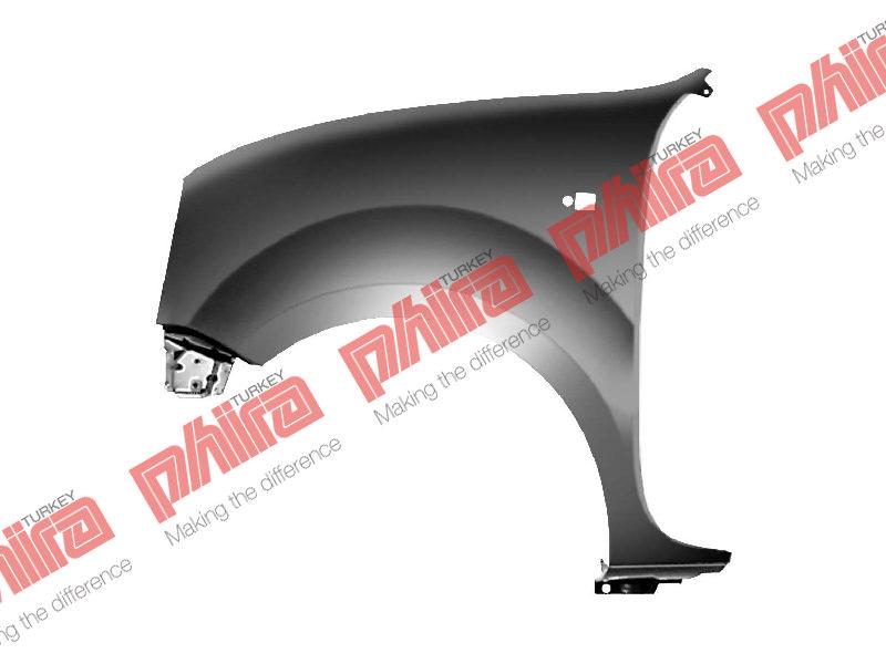 ÇAMURLUK ÖN SOL SİNYAL DELİKLİ SAC - RENAULT KANGOO yedek parça