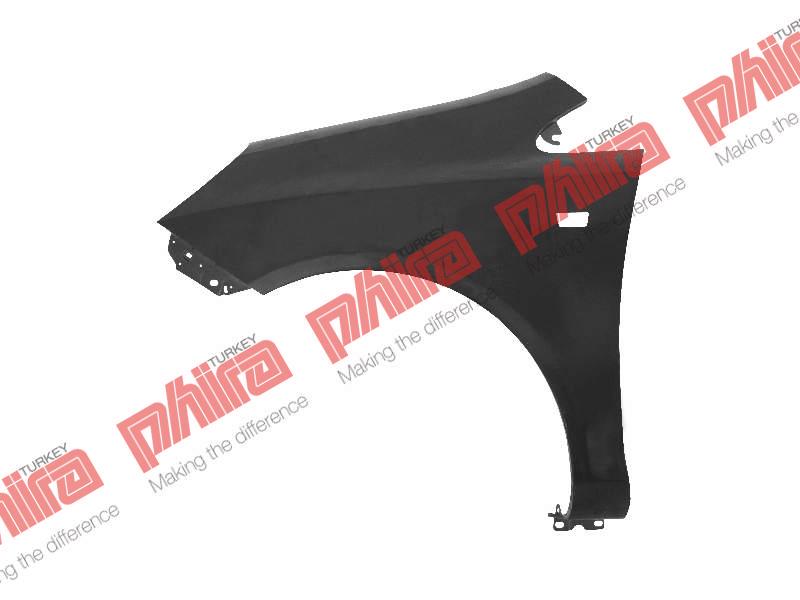 ÇAMURLUK ÖN SOL SİNYAL DELİKLİ SAC - OPEL CORSA D yedek parça