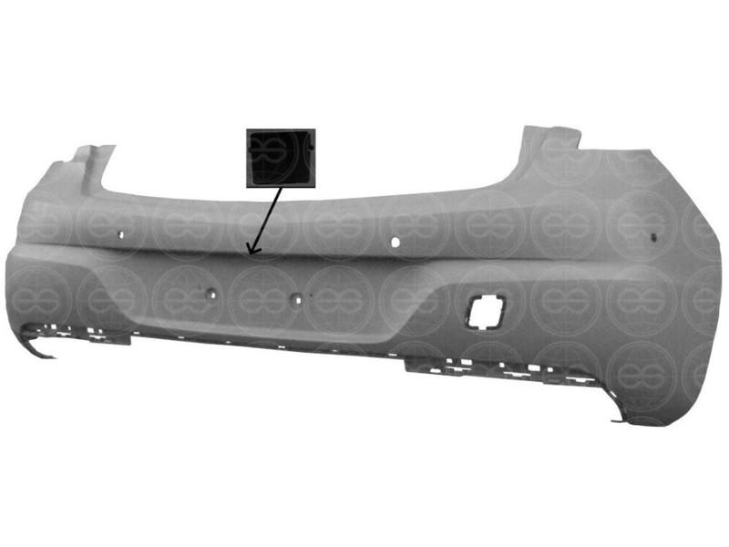 TAMPON ARKA ASTARLI 4 SENSÖRLÜ KAMERA DELİKLİ - OPEL ASTRA K yedek parça