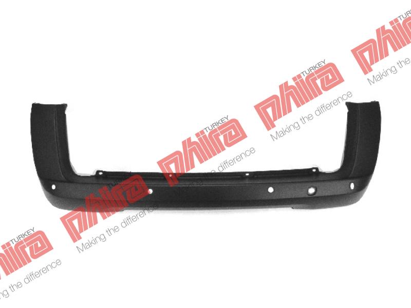 TAMPON ARKA SİYAH 4 SENSÖRLÜ TEK BAGAJ KAPAKLI - FIAT FIORINO yedek parça