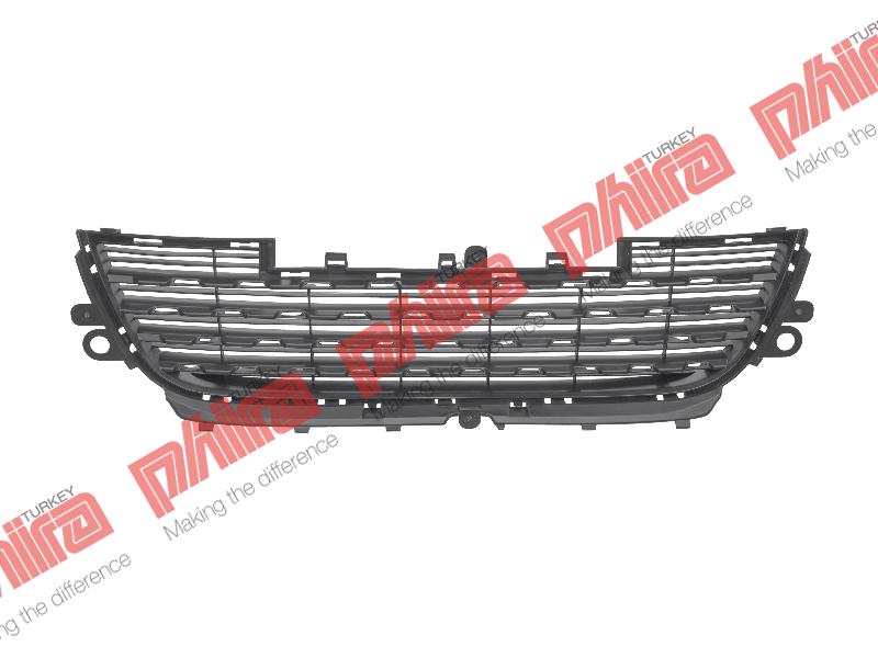 TAMPON IZGARASI ÖN ALT ORTA KROM - Peugeot 2008 yedek parça