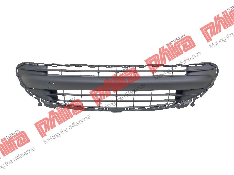 TAMPON IZGARASI ÖN ALT ORTA SİYAH - Peugeot 207 yedek parça