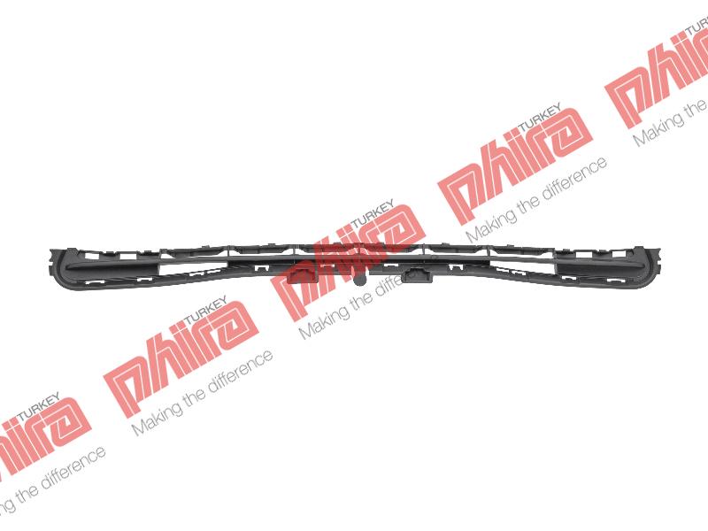 TAMPON IZGARASI ÖN ÜST ORTA SİYAH - Peugeot 207 yedek parça