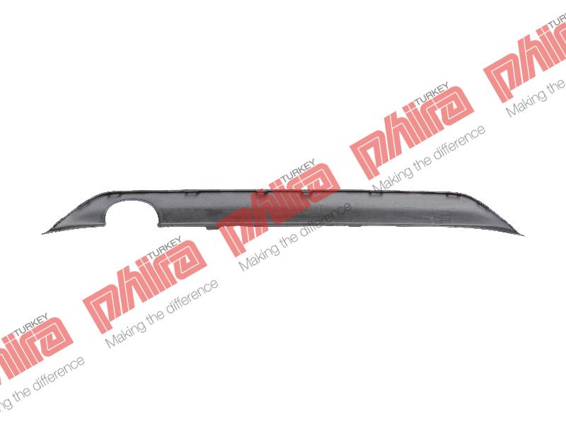 TAMPON SPOYLERİ ARKA EGZOST DELİKLİ PLASTİK - Peugeot 208 yedek parça