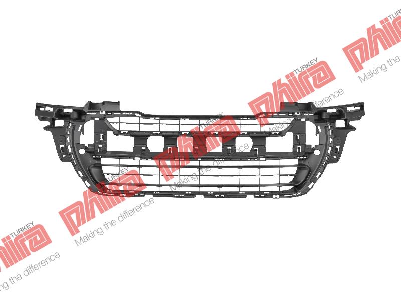TAMPON IZGARASI ÖN ALT ORTA AÇIK TİP SİYAH - Peugeot 308 yedek parça