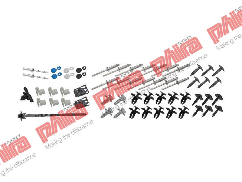 TAMPON KLİPSİ ÖN SET - CITROEN BERLINGO yedek parça