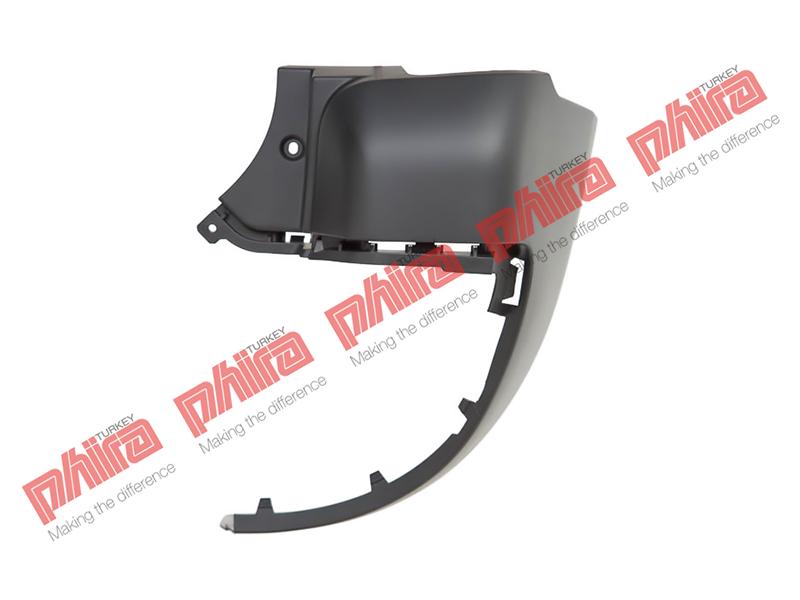 TAMPON ARKA SAĞ ÇİFT KAPI SİYAH - Peugeot BERLINGO yedek parça