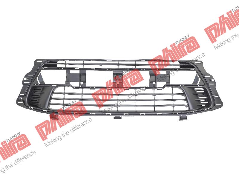 TAMPON IZGARASI ÖN ALT ORTA KAPLAMA SİYAH - CITROEN C4 yedek parça