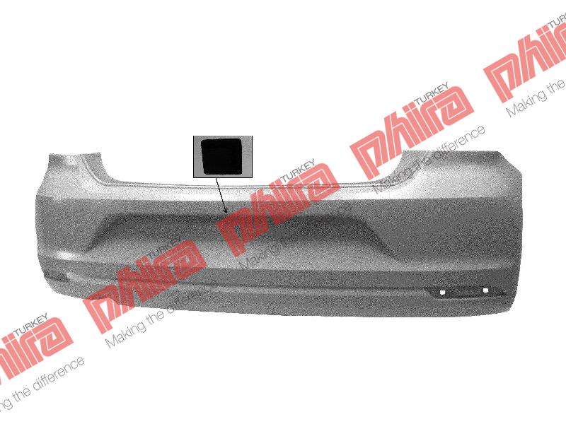 TAMPON ARKA ASTARLI SOL EGZ ÇIKIŞ - VOLKSWAGEN POLO yedek parça