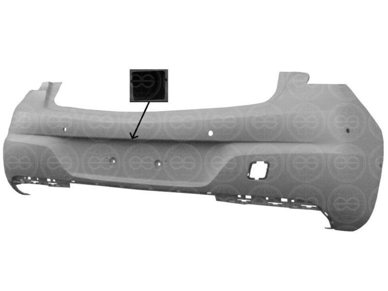 TAMPON ARKA ASTARLI 6 SENSÖRLÜ KAMERA DELİKLİ - OPEL ASTRA K yedek parça