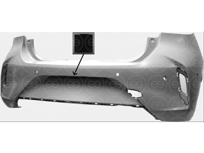 TAMPON ARKA ASTARLI 6 SENSÖRLÜ KAMERA DELİKLİ - OPEL CORSA F yedek parça